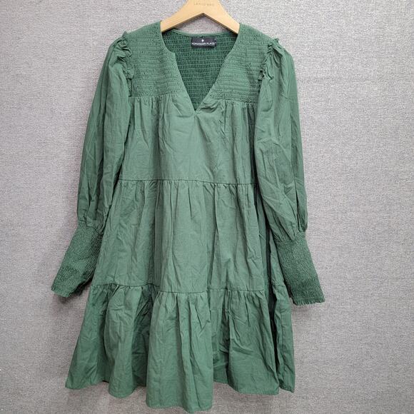 POMANDER PLACE CECI TIERED DRESS, SIZE S - Picture 3 of 7